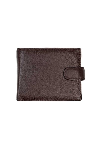 Toro Nero Men's wallet made of brown genuine leather Executive, RFID protection
