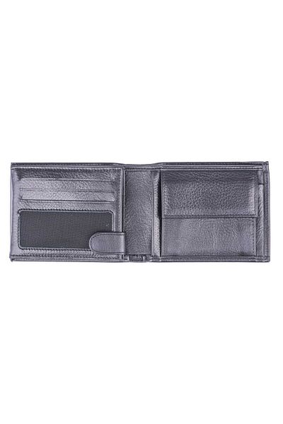 Toro Nero Men's Wallet Made Of Genuine Leather, Black Muselles Eyelet