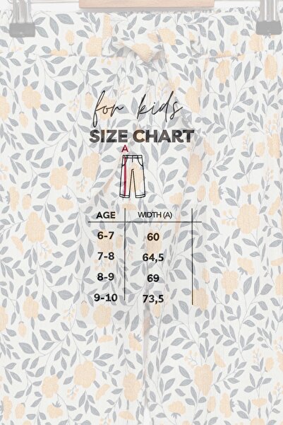 Divonette Girl's Patterned Comfortable Pants-Children's Clothing