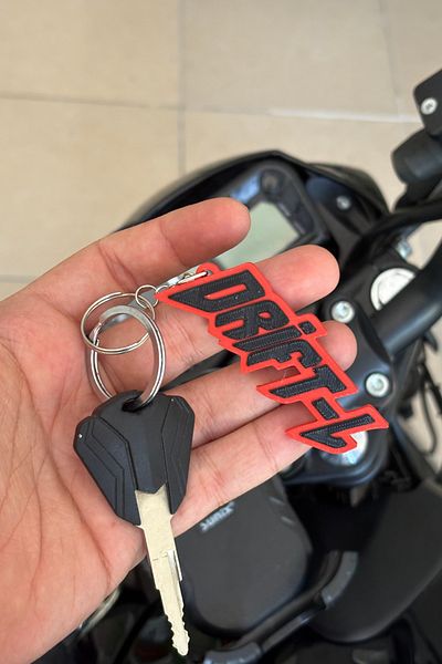 Banxtre Black-Red Keychain for Mondial Drift-L (1 Pc)