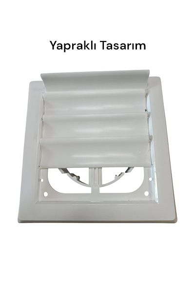 intoku Ventilation Cover Adjustable Grille Mouth Leafy Bathroom & Wc Vent 17X17 cm