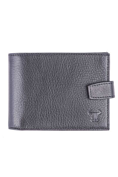Toro Nero Men's wallet made of genuine leather, black BigCoin