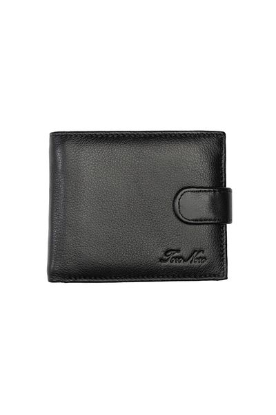 Toro Nero Men's wallet made of genuine leather, black, Vita Varia, RFID protection