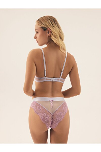 ESOTIQ Sutien push-up BLOOVII cu armătură, întărit, drăguț, cu imprimeu floral din dantelă, sexy | Samara