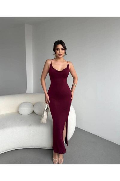 SEVENLINE Rochie de damă cu bretele și spate decoltat