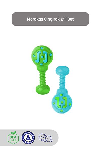 Kiki Maracas Rattle Set of 2