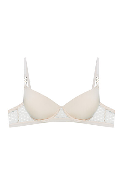 ESOTIQ Sutien push-up cu armătură, balconette, cupe fine, detalii din dantelă...