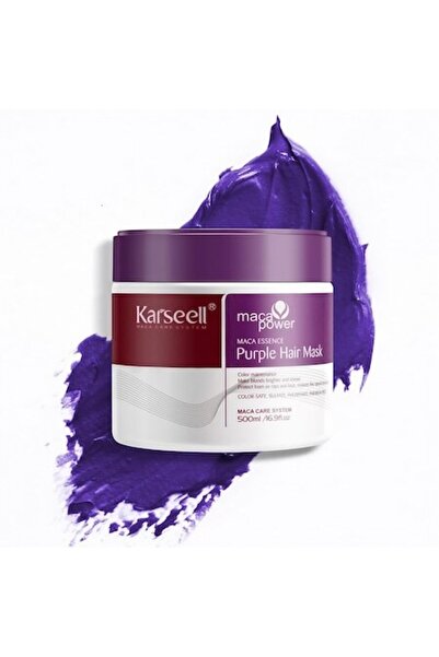KARSEEL Μάσκα περιποίησης μαλλιών Karseell μωβ/βιολετί, 500ml