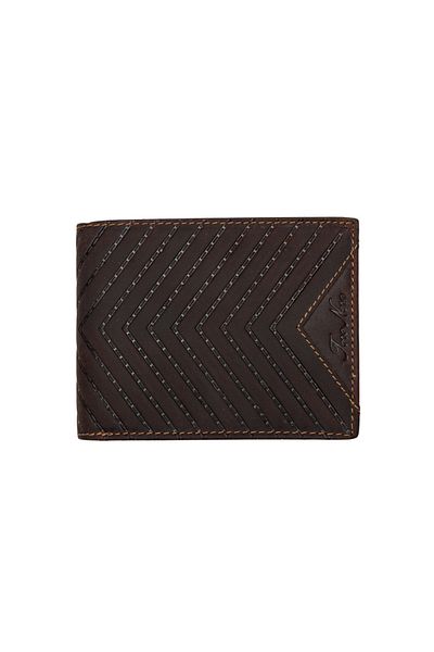Toro Nero Men's Wallet Made Of Brown Genuine Leather Design