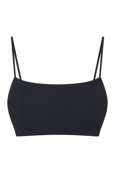 ESOTIQ Sutien fără fereturi, cu burete detașabil, bretele ultra subțiri reglabile, de bază | Bobby