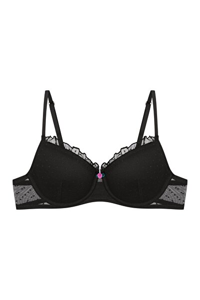 ESOTIQ BLOOVII Push Up Bra Wired with Lace & Frills Modern Sexy Comfortable |...