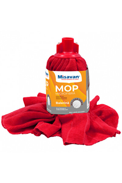 Misavan Ballerina mop refill, microfiber, red