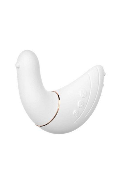 WildFashion Mini Pigeon Vibrator With 2 Powerful Motors, White, Toy540-2