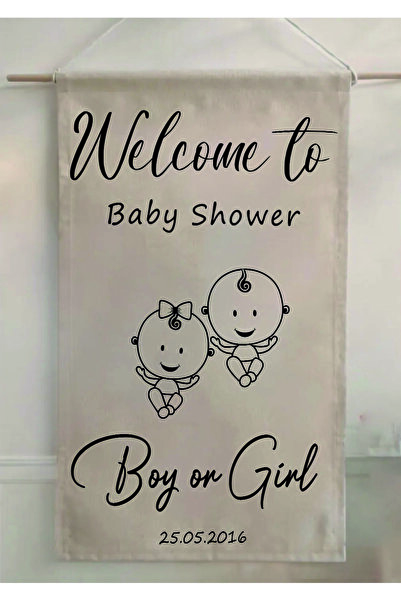 Baskı Madeni 70X100 CM DOĞUM GÜNÜ- BRIDE TO BE- BABY SHOWER AFİŞ-PANKART-FLAMA
