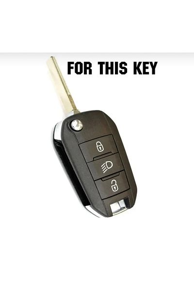 emii auto spare parts Peugeot Citroen Key Case Switch Model Medium Key with Light Icon Pink