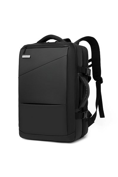 Helix - Zona Bag 18 Inch All in One Laptop BackPack with Multiple Compartments Black