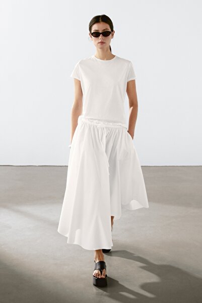 Massimo Dutti %100 pamuklu ve kısa kollu t-shirt