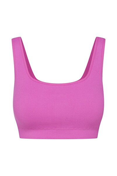 ESOTIQ BLOOVII Sports Top Bra Non-Wired Bralette Ribbed Reinforced Comfortabl...