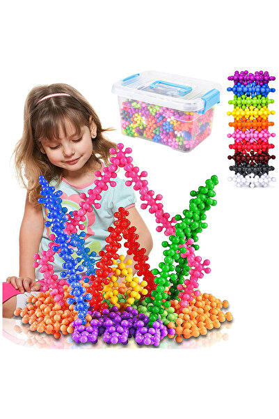 Pitikot Set de constructie stelute STEM 400 piese Pitikot®, Interblocabile, interactiva