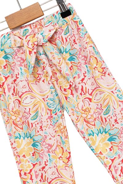 Divonette Girl's Patterned Comfortable Pants-Children's Clothing