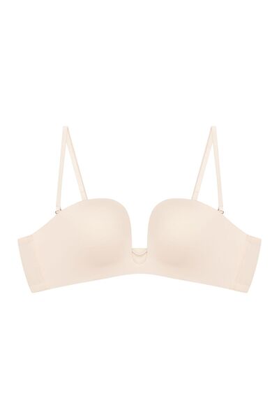 ESOTIQ Sutien push-up fără fereturi cu cupe preformate, design balconette, su...