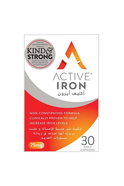 Not Applicable Active Iron 25mg Capsules (30s)
