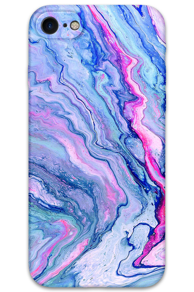 Gramaphone iPhone 8 Compatible Marble Patterned Phone Case + Screen Protector...