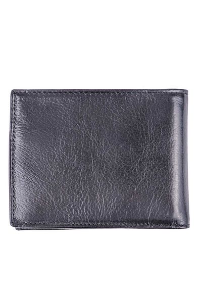 Toro Nero Men's wallet made of black genuine leather Sekiro