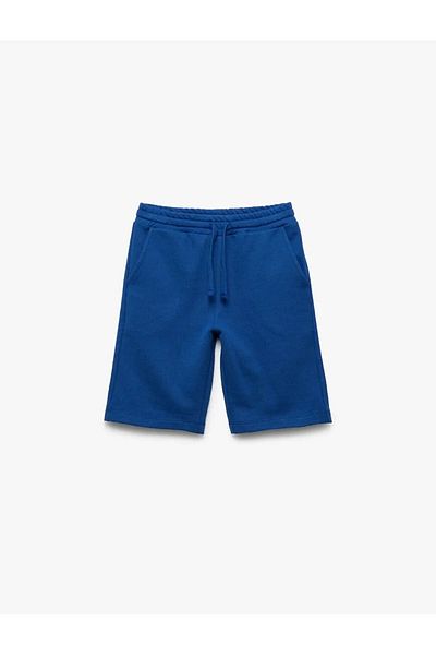 Koton Belted Lace-Up Pocket Detailed Saks Boy's Shorts 5Skb40148Tk