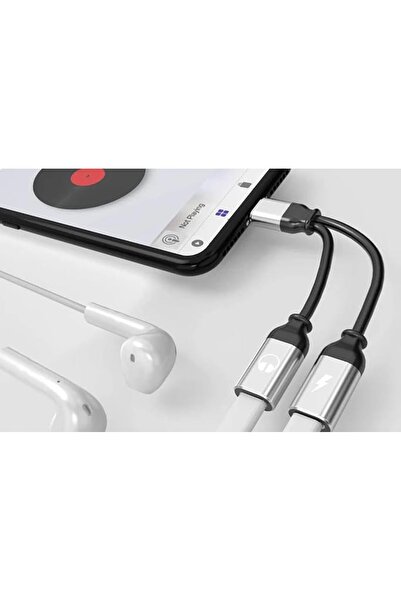 Generic Dual Lightning Headphone Adapter and Charger Dongle