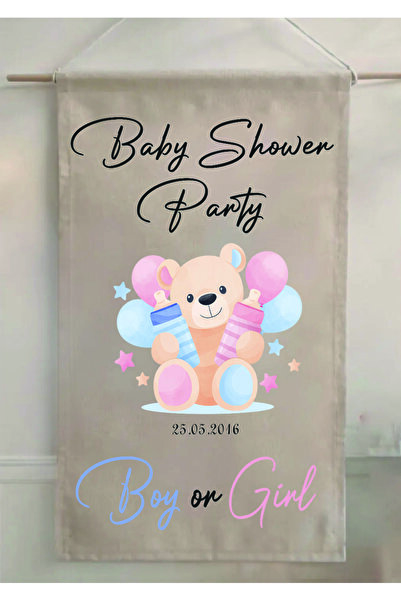 Baskı Madeni 70X100 CM DOĞUM GÜNÜ- BRIDE TO BE- BABY SHOWER AFİŞ-PANKART-FLAMA