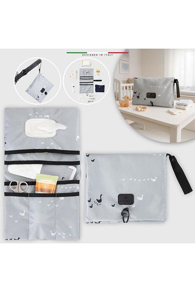 Elele Elelelife Baby Care Organizer Bag Cigno Gray