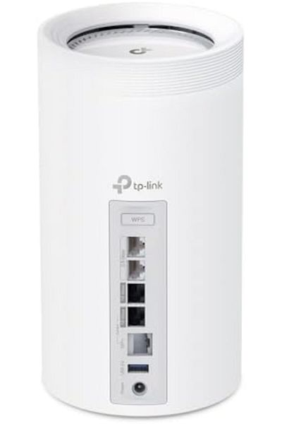 TP-LINK Deco BE85(1-pack), BE19000 Mbps, 1x 10Gbps LAN/WAN Port, 320MHz Channels, White