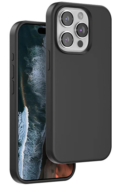 venco غطاء ماج سيف لهاتف آيفون 14 برو - أسود SPTGL