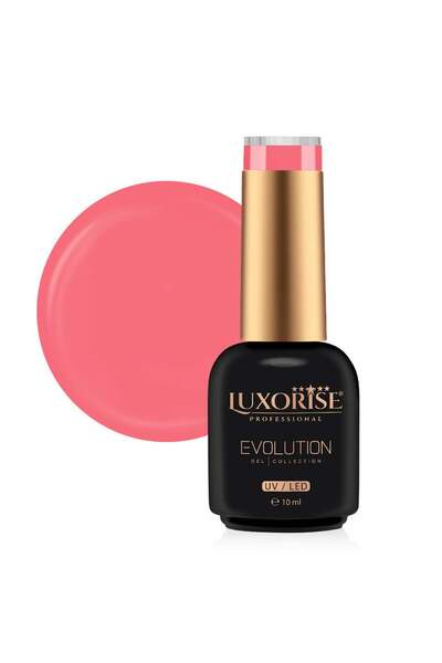 LUXORISE Oja semipermanentă Evolution, Neon Obsession - Coral Pop 10ml