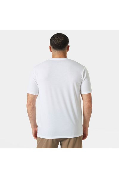 Helly Hansen Skog Recycled Graphic Men's White Round Neck T-Shirt