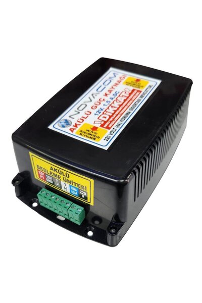 Powermaster Novacom NVC-AKD Akıllı Kilit Akülü 12 Volt 1.5 Amper Güç Kaynağı