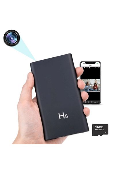 iUni Mini Camera External Battery H8, Wi-fi, 16gb, Full Hd, Night Vision, 5000mah