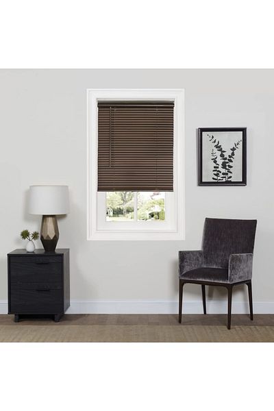 Achim Home Furnishings Cordless Room Darkening Mini Blind, Cordless GII Deluxe Sundown Horizontal Windows