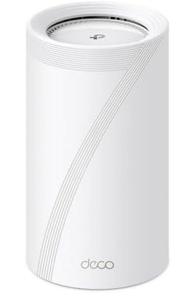 TP-LINK Deco BE85(1-pack), BE19000 Mbps, 1x 10Gbps LAN/WAN Port, 320MHz Channels, White
