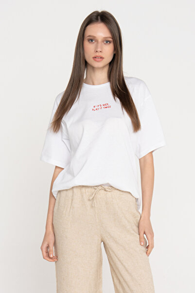 Jack & Jones Γυναικείο μπλουζάκι Loose Fit Printed - Nina