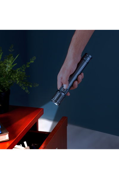 Geepas Geepas Zoomable LED Flashlight-GFL4669/ 25W High Power 6000mAh Battery, Lifetime Warranty/5Pcs Combo