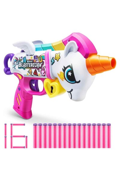 Sunman Blastercorn 16 Sünger Dart Atan Silah 30 cm: Bu Unicorn'u Kızdırmak İs...