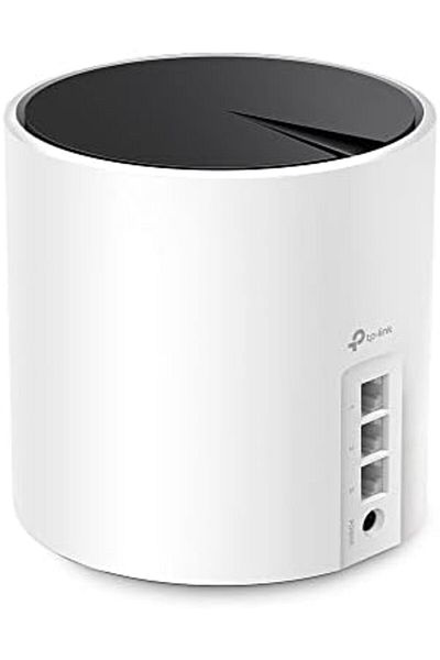 TP-LINK TP Link Deco X55 Wi-Fi 6 AX3000 Dual Band AI-Driven Whole Home Mesh System, 1-Pack, White