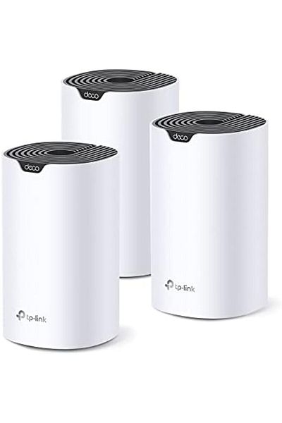 TP-LINK TP Link Deco S7, Wi-Fi 6, AC1900 Dual Band Whole Home Mesh Wi-Fi System (3-Pack), White