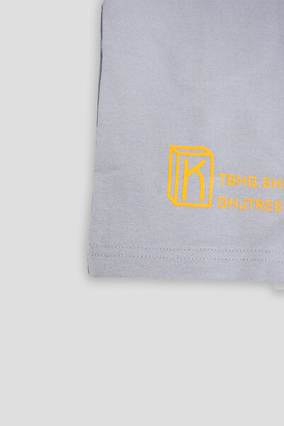 e-çocuk Boy's Er Printed Shorts with Flap Pockets - 1399