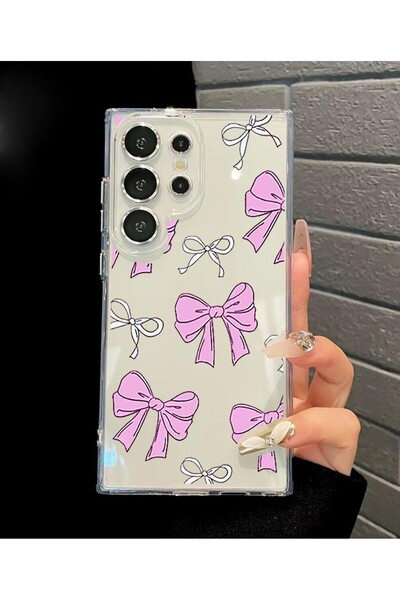 enfein Balporsuku Patterned Transparent Case Compatible with Galaxy S23 Ultra...