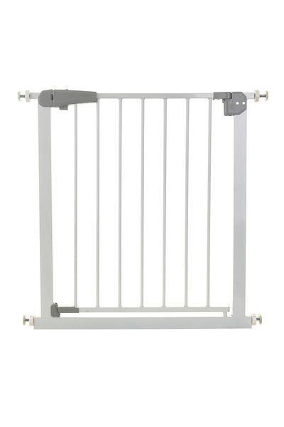 ideal STORE IdealStore Safety Gate for Stairs, Adjustable Dimensions 75-85 cm, Made From Steel, Color White