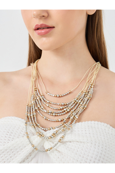 Styli قلادة من الخرز متعدد الطبقات