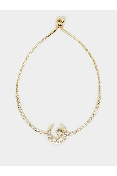 Styli سوار مزين بقلادة القمر والنجمة